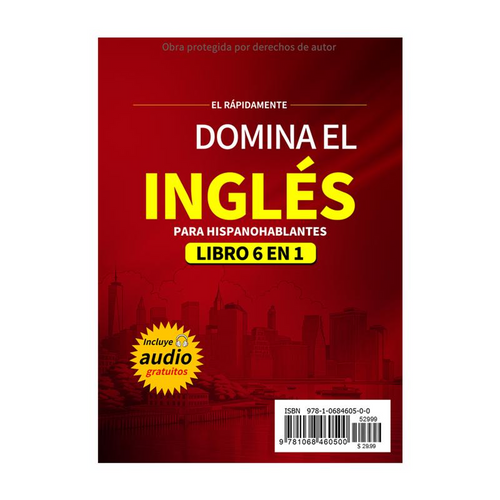 Dominate English – 6 Books in 1 with Audio for Spanish Speakers A Powerful Learning System for Beginners and Real-Life Communication (Spanish Edition)